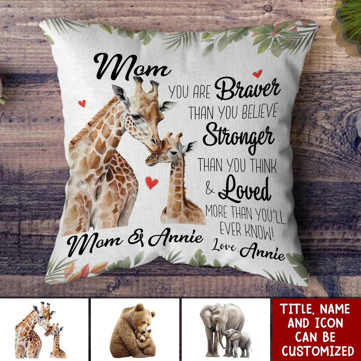 You're Loved More Than You Know - Personalized Pillow