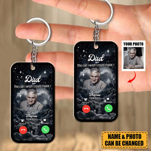 The Call I Wish I Could Take - Personalized Custom Acrylic Keychain - Memorial Gift For Family, Family Members