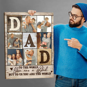 Dad Photo Collage Photo, Personalized Gifts For Dad, Best Father’s Day Gifts 2024