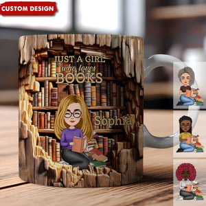 Books Are The Mirrors Of The Soul - Personalized Mug - Christmas Gift For Book Lovers