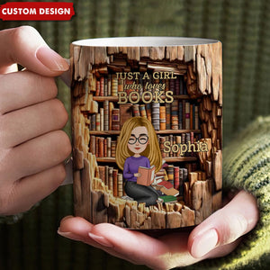 Books Are The Mirrors Of The Soul - Personalized Mug - Christmas Gift For Book Lovers