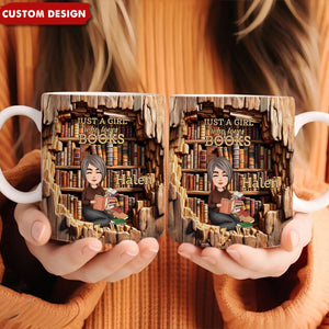 Books Are The Mirrors Of The Soul - Personalized Mug - Christmas Gift For Book Lovers