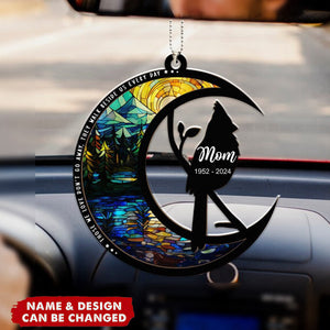 Although You Cannot See Me I'm Always With You - Personalized Car Ornament