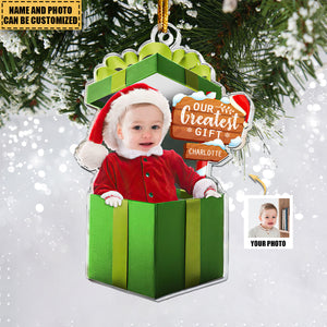 Our Greatest Gift - Personalized Acrylic Photo Ornament