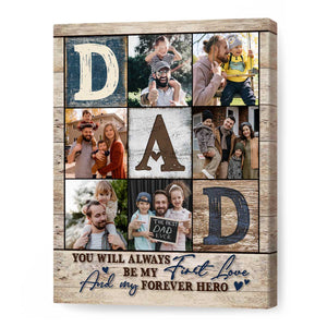 Dad Photo Collage Photo, Personalized Gifts For Dad, Best Father’s Day Gifts 2024