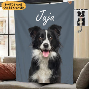 Custom Your Dog Cat Photo Pet Blanket